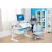 Children Kids Ergonomic Study Desk with Adjustable Double-Winged Swivel Chair Set